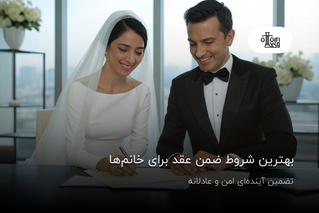 بهترین شروط ضمن عقد برای خانم‌ها؛ تضمین آینده‌ای امن و عادلانه